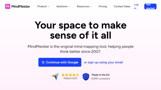MindMeister - Herramienta de mapas mentales online colaborativa - Logo
