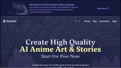 NovelAI - Generador de arte anime e historias con IA - Logo