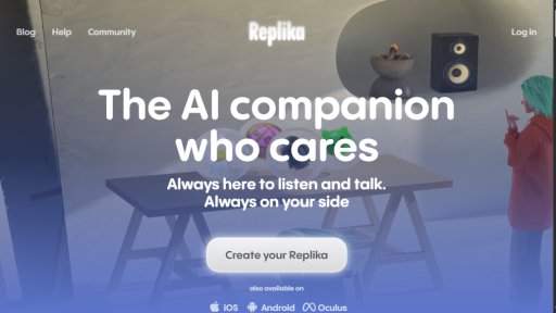 Replika - Compañero de IA personal que escucha y apoya - Logo