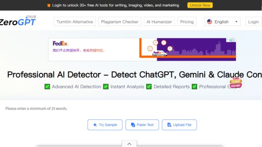 ZeroGPT Plus - Détection de contenu IA et outils d'optimisation d'écriture - Logo