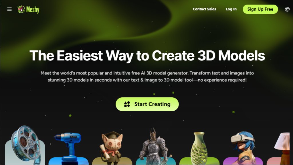 Meshy.ai Screenshot