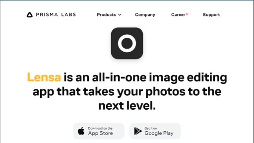 Lensa - Editor de fotos inteligente y automatizado - Logo