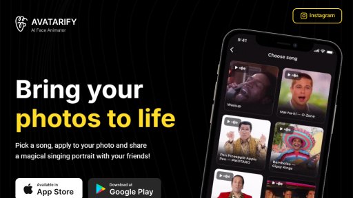 Avatarify.ai - Retratos cantantes animados con IA - Logo