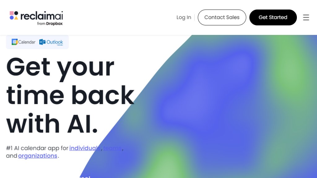 Reclaim.ai Captura de pantalla