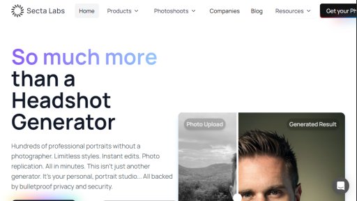 Secta AI - Secta AI: Intelligent Headshot Generator - Logo
