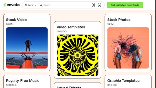 Envato Elements - Recursos creativos con herramientas inteligentes - Logo