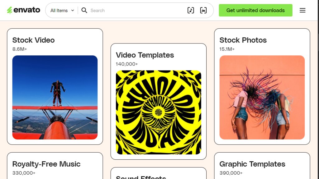 Envato Elements 截图