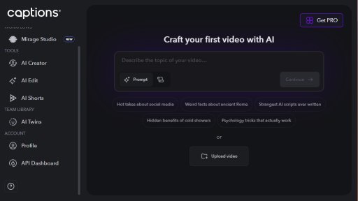 Captions.ai - Herramienta IA para crear videos con subtítulos automáticos - Logo