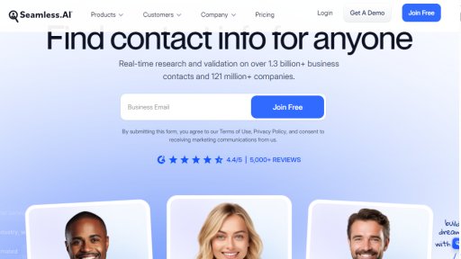 Seamless.AI - Outil IA de prospection B2B avec données en temps réel - Logo