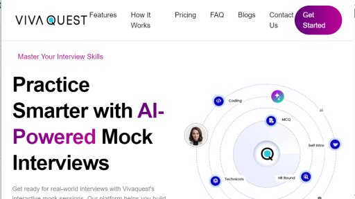 VivaQuest - VivaQuest: Práctica de Entrevistas con IA - Logo