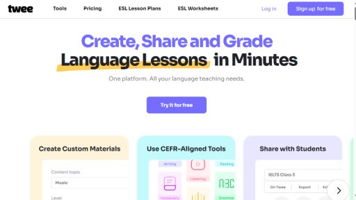 Twee - 智能语言教学助手，快速创建课程 - Logo