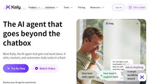 Kaily.ai - Agent IA pour automatiser ventes et support client - Logo