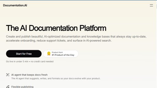 Documentation.AI - Documentación impulsada por IA para equipos modernos - Logo