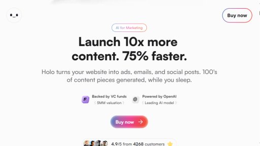 Holo - Holo: AI Marketing for Ads & Social Content - Logo
