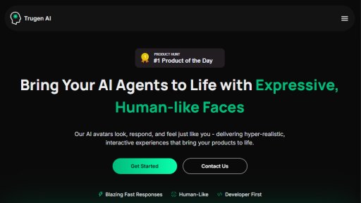 Trugen AI - Trugen AI: Build Realistic AI Video Agents - Logo