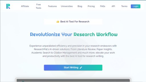 ResearchPal - 智能学术研究与写作助手 - Logo