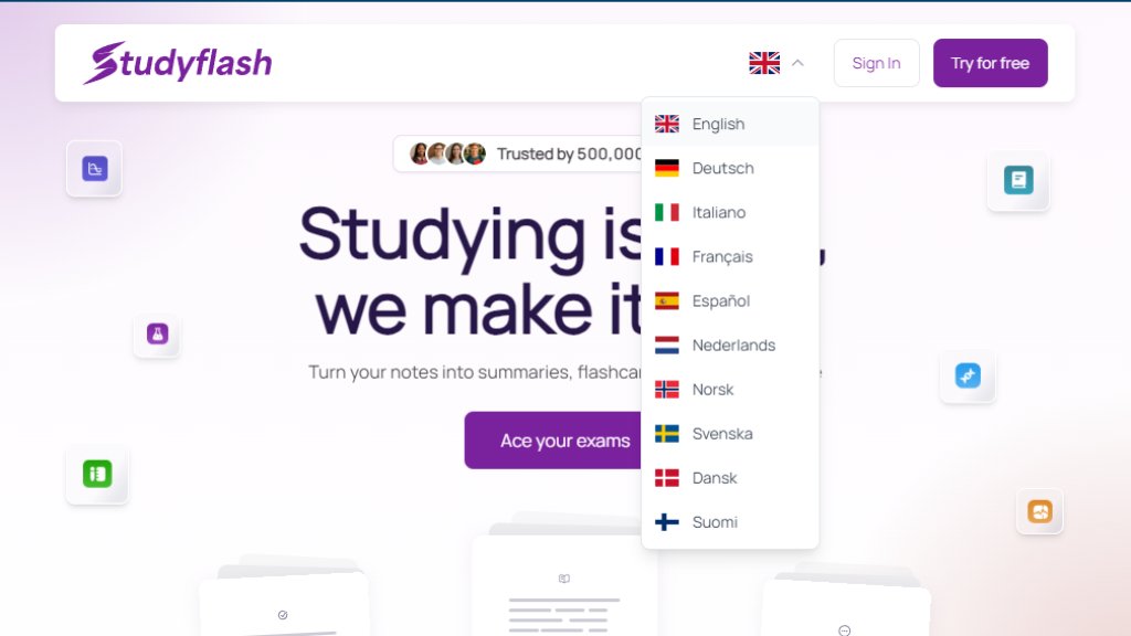 Studyflash Capture d'écran