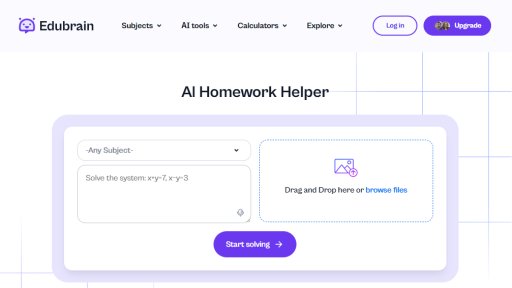 Edubrain.ai - AI Homework Helper for Students - Free Tool - Logo