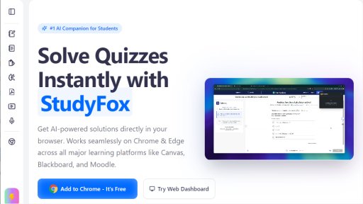 StudyFox - 智能学习伴侣，快速解决作业 - Logo