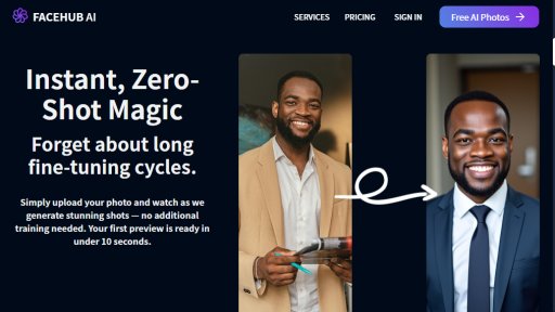 FaceHub.ai - FaceHub.ai: Instant AI Photo Generation Tool - Logo