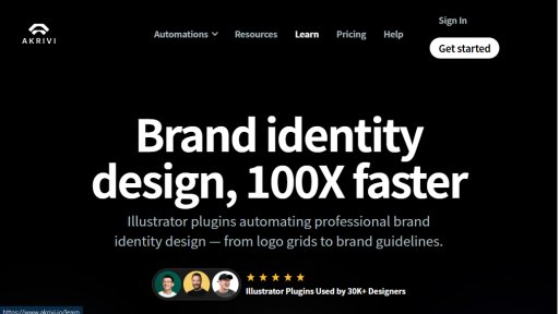 Akrivi - Automatiza el diseño de identidad de marca - Logo