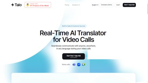 Talo AI - Talo AI: Real-Time AI Translator for Video Calls - Logo