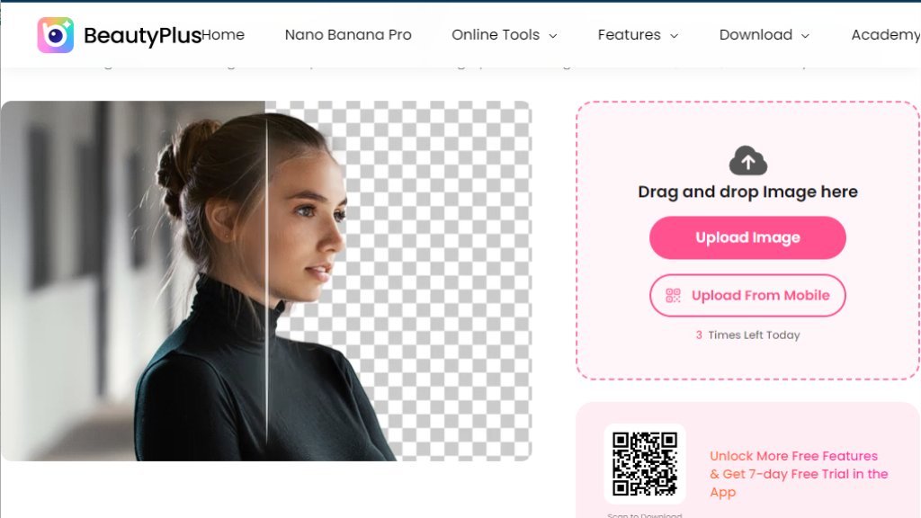 BeautyPlus AI背景去除工具 截图