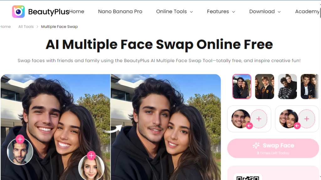 BeautyPlus Multiple Face Swap 截图