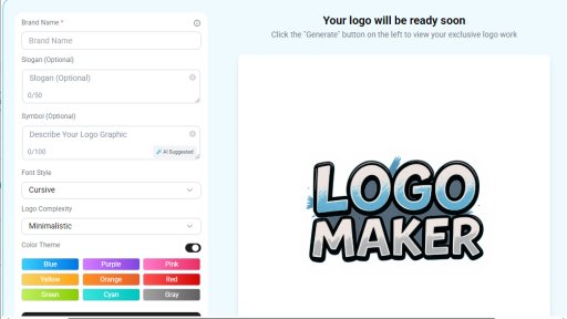 Logo Maker Design - Generador de logos con IA: rápido y gratuito - Logo