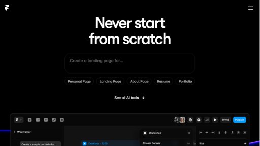 Framer - Design Bold. Launch Fast. - Logo
