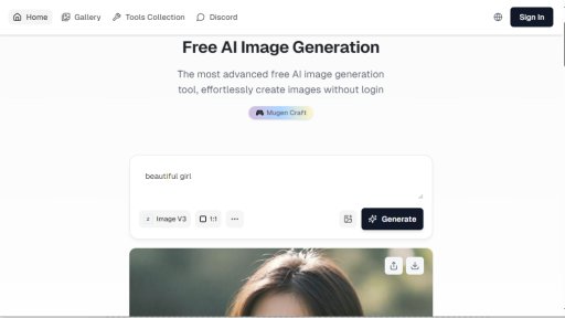 Muryou Aigazou - Imágenes IA gratis, sin registro - Logo