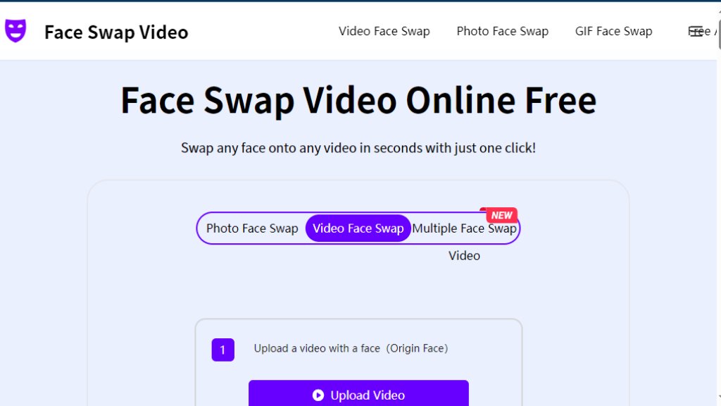 FaceSwapVideo.ai 截图