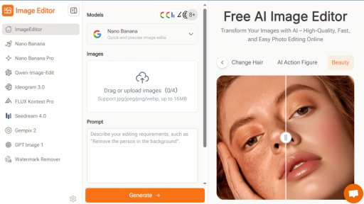 ImageEditor Online - Edición inteligente de imágenes en segundos - Logo
