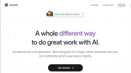 AnyGen - L'atelier collaboratif IA ultime - Logo