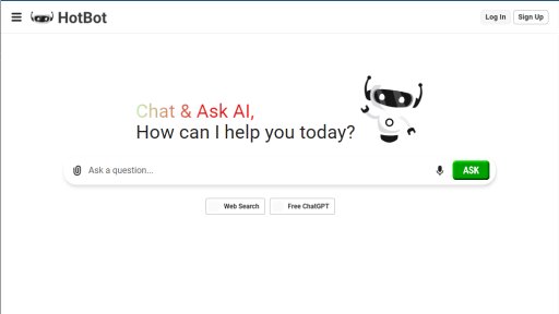 HotBot - Tu portal gratuito a la IA más avanzada - Logo