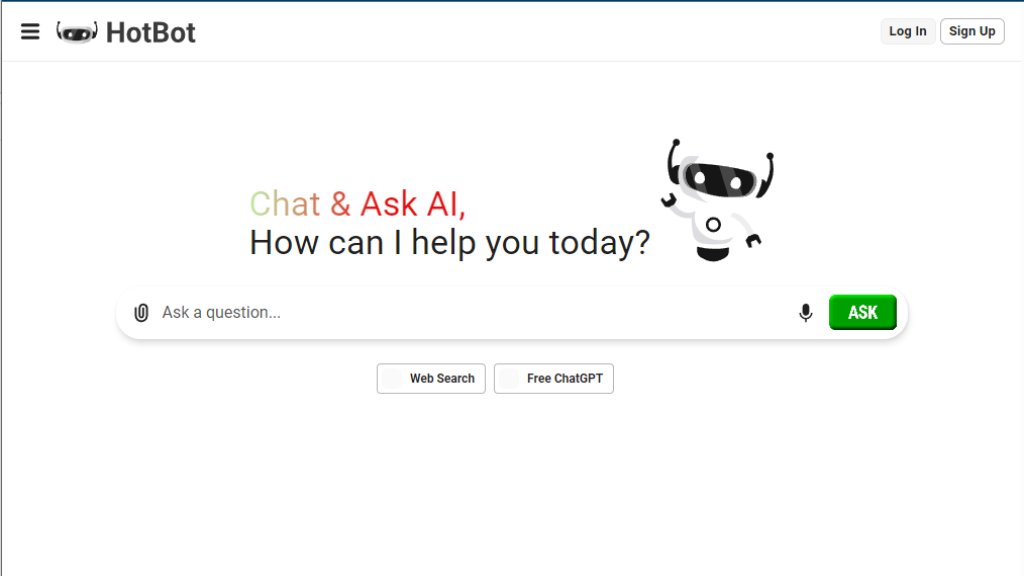 HotBot Capture d'écran