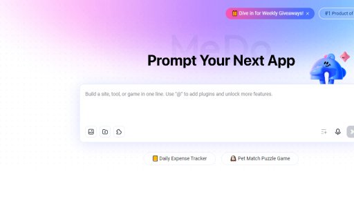 MeDo - Construye apps full-stack con IA - Logo