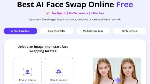 DeepSwapFace - Échange de visage IA instantané et gratuit - Logo