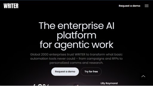 Writer - 企业级智能体AI平台，重塑工作流程 - Logo