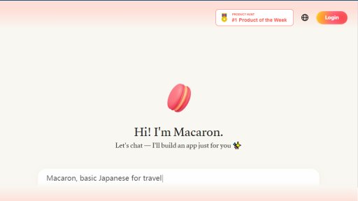 Macaron - Tu compañero de IA para la vida - Logo