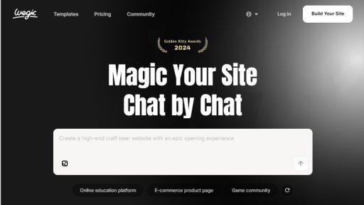 Wegic - Construye sitios web impresionantes con chat - Logo