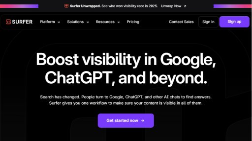 SurferSEO - Domina el SEO y la visibilidad en búsquedas IA - Logo
