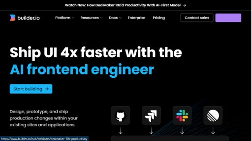 Builder.io - Plataforma de Desarrollo Visual con IA - Logo