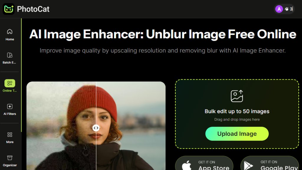 PhotoCat AI Image Enhancer Screenshot