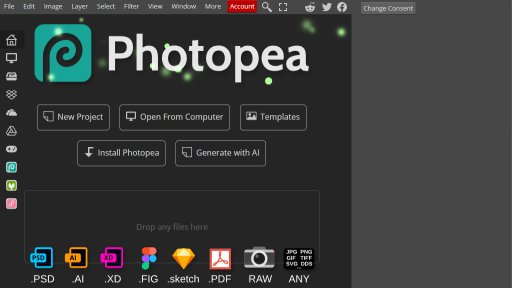 Photopea - Free Photoshop alternative in your browser - Logo