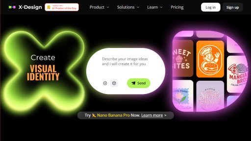 X-Design - 一站式品牌设计与视觉内容智能创作平台 - Logo
