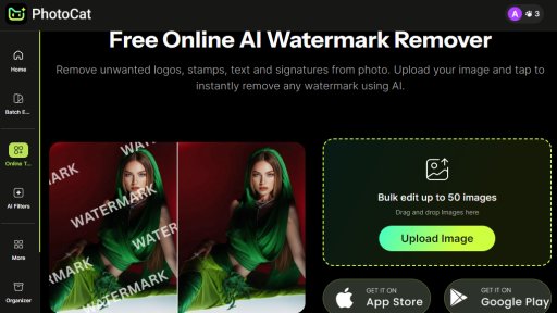 PhotoCat Image Watermark Remover - Nettoyez vos images sans effort - Logo