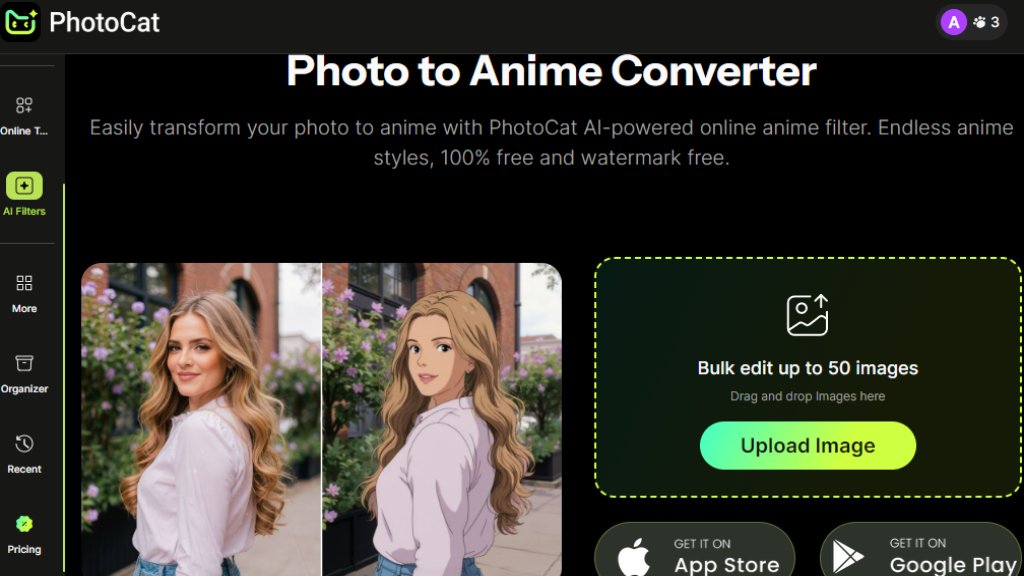PhotoCat Photo to Anime 截图