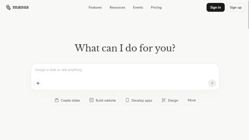 Manus - Automatiza tareas complejas inteligentemente - Logo
