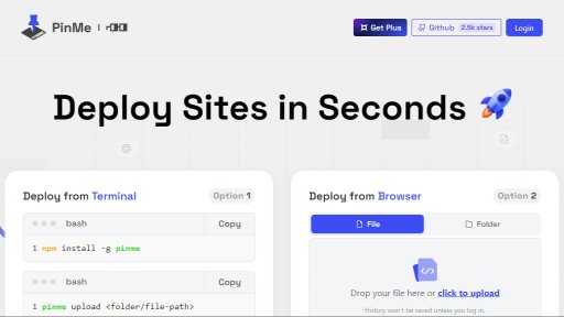 PinMe - Hébergement Web Décentralisé Simplifié - Logo